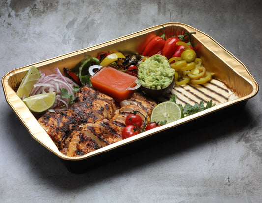Chicken taco plate